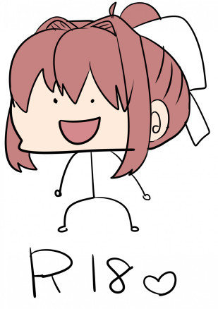 Хентай это литература! (doki doki literature club)