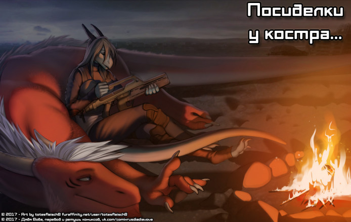 Посиделки у костра...