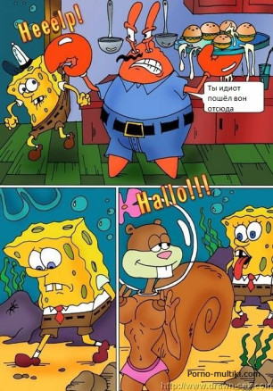 Губка боб и сенди